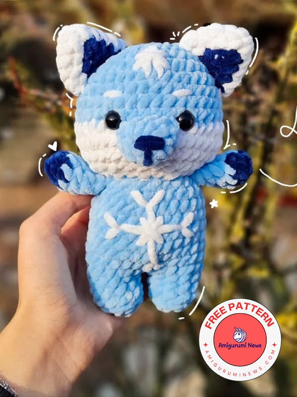 Eve the winter crochet fox free amigurumi pattern (2)