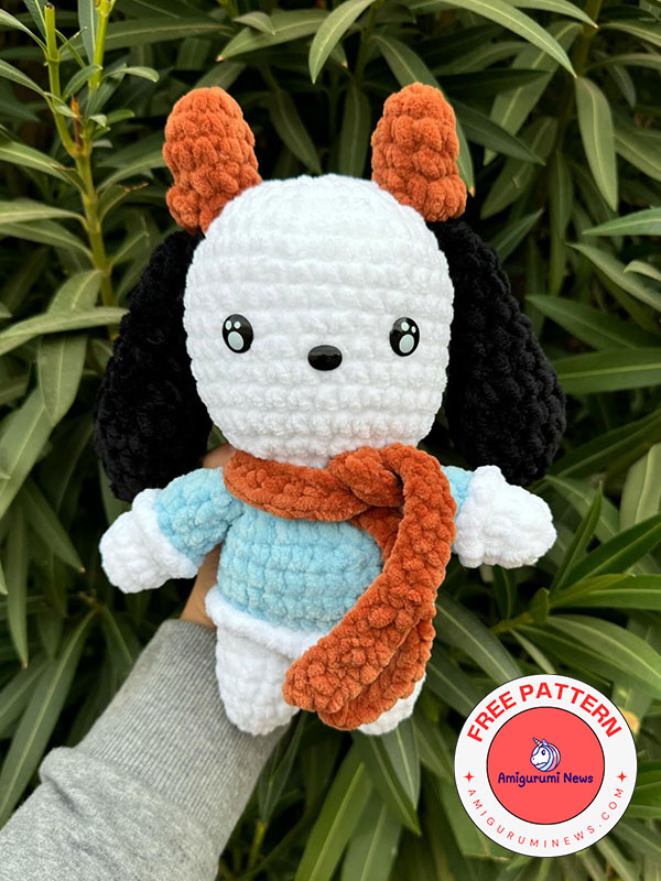 Free christmas reindeer pochacco crochet pattern pdf (2)