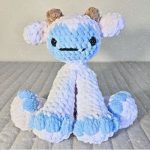 Free crochet monster baby yeti amigurumi pattern