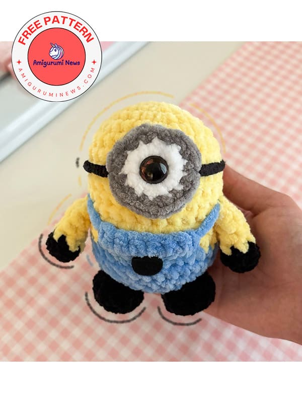 Free plush minion crochet pattern (2)