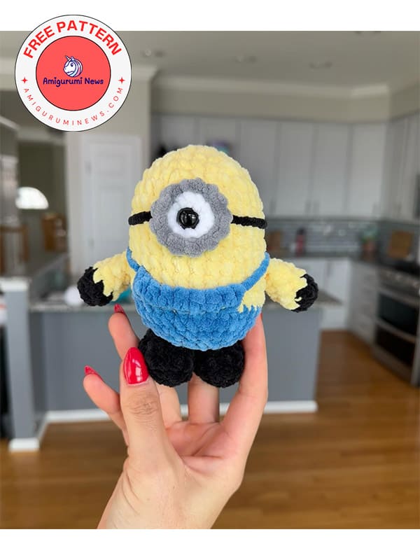 Free plush minion crochet pattern (3)