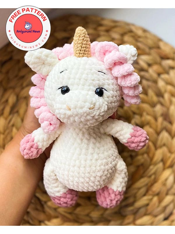 Free unicorn the lala crochet pattern (2)