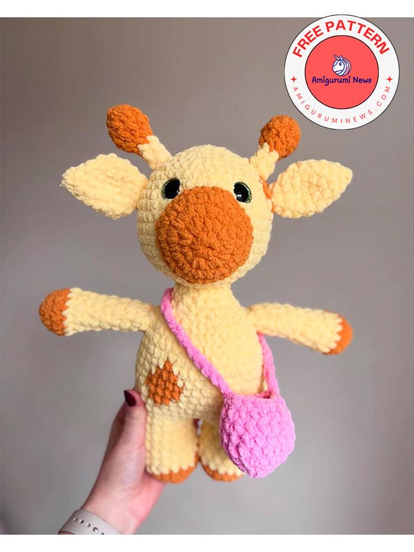 Gigi the crochet giraffe amigurumi free pattern (2)