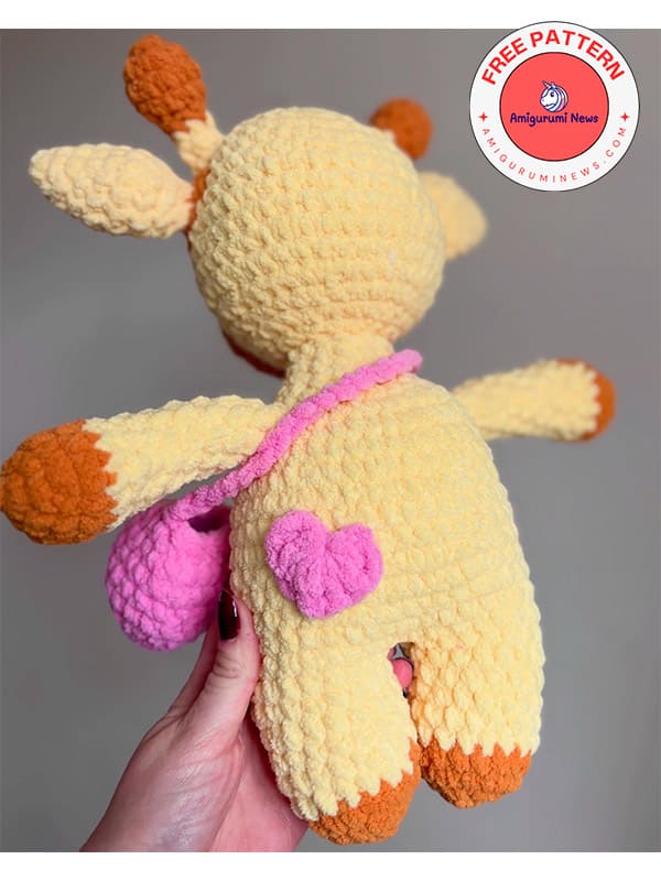 Gigi the crochet giraffe amigurumi free pattern (3)