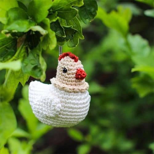 free chicken crochet pattern pdf