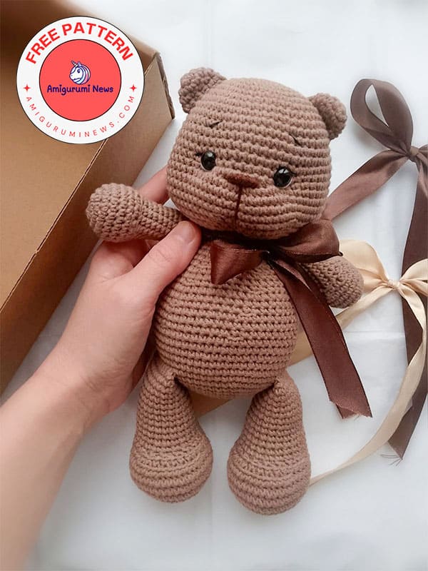 Crochet big bear free amigurumi pattern (2)