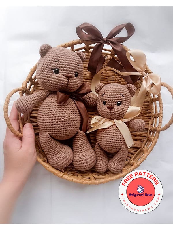 Crochet big bear free amigurumi pattern (3)