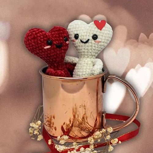 Free Valentine’s Day crochet heart pattern