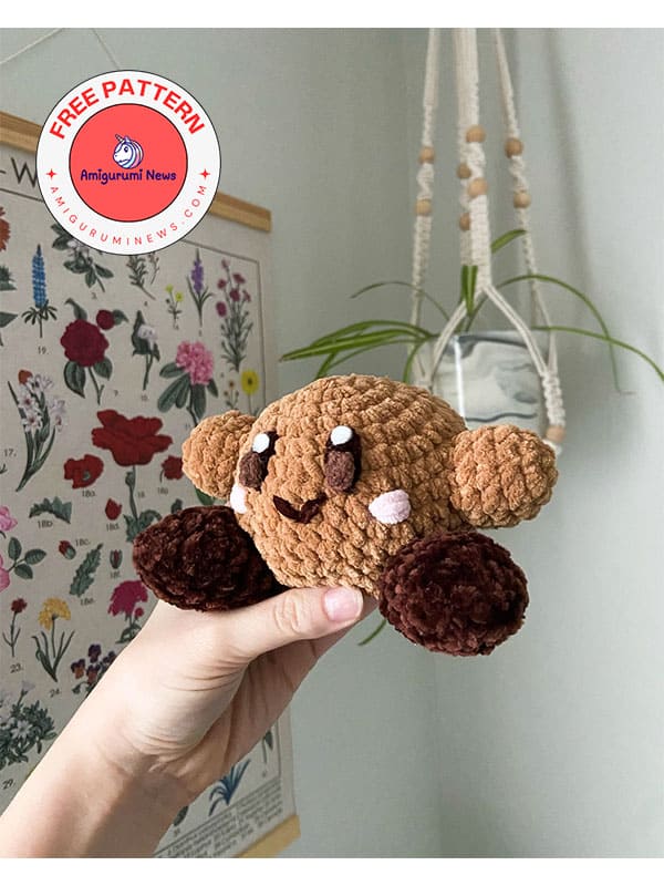 Free amigurumi kirby crochet pattern (2)