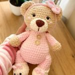 Crochet teddy bear daisy free amigurumi pattern