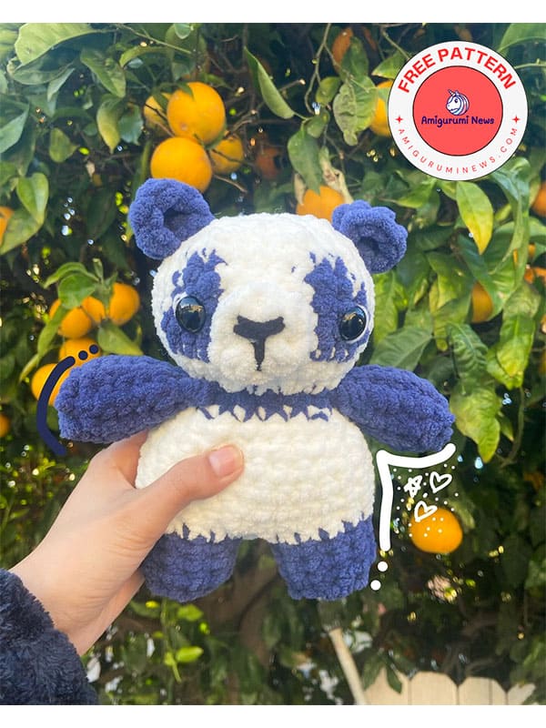 Pandie the crochet panda free amigurumi pattern (2)