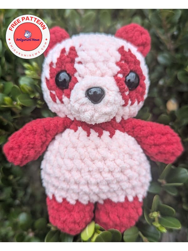 Pandie the crochet panda free amigurumi pattern (3)