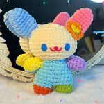 Usahana sanrio crochet colorful bunny free amigurumi pattern