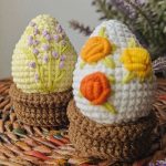 crochet easter eggs