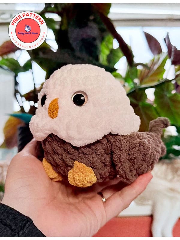 Crochet eagle ellie free amigurumi pattern (2)