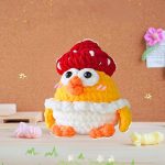 Crochet mushroom chicken free amigurumi pattern