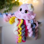 Free adorable plush crochet jellyfish amigurumi pattern (1)