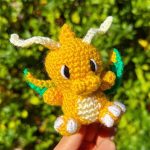 Free miniature dragon crochet pattern