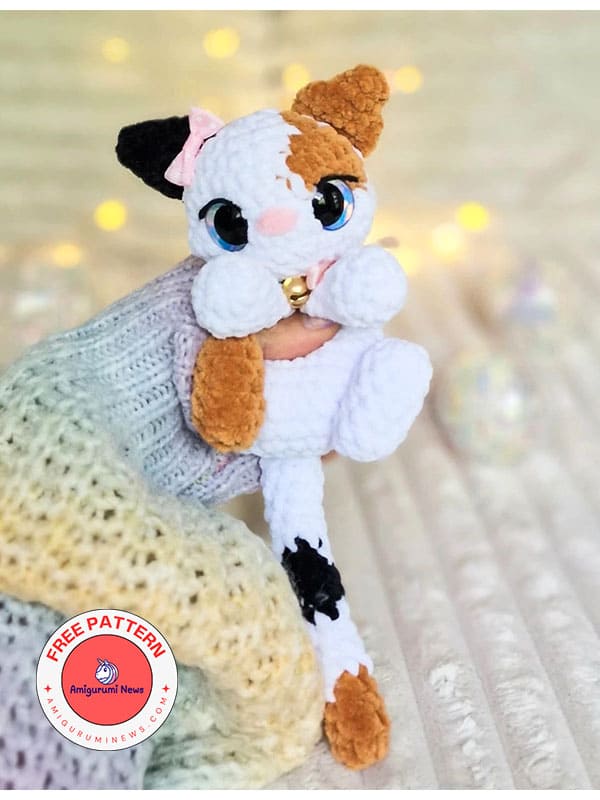 Clara the crochet cat amigurumi free pattern (2)