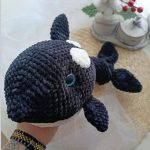 Crochet orca whale amigurumi free pattern