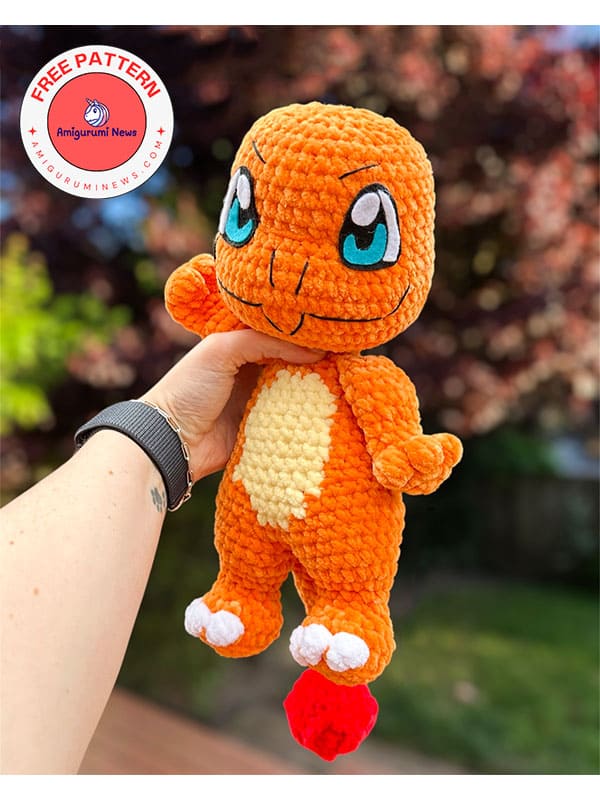 Crochet pokemon charmander free pattern (2)