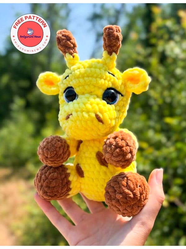 Ginny the crochet giraffe free amigurumi pattern (2)