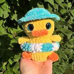 Little summer splash crochet duck amigurumi free pattern