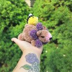 Toby the crochet bear and buzz bee amigurumi free pattern