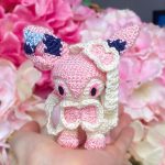 Beautiful plush sylveon crochet free pattern