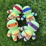 Free plush teenage mutant ninja turtle crochet amigurumi pattern