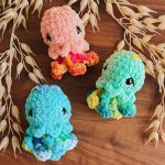 Moon crochet jellyfish free amigurumi pattern