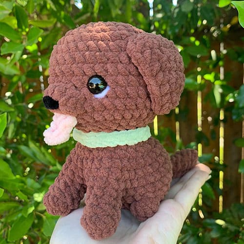 crochet golden retriever