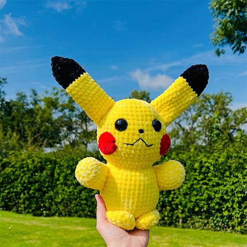 Amigurumi pikachu free tutorial crochet pattern