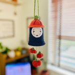 Crochet Pumpkin No-Face Chime Free Amigurumi Pattern