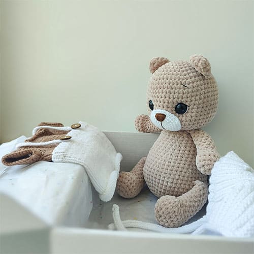 Crochet Teddy Bear Dudi Amigurumi Free Pattern