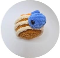 crochet-blueberry-pancake-turtle-head