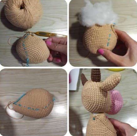 crochet-bull-body