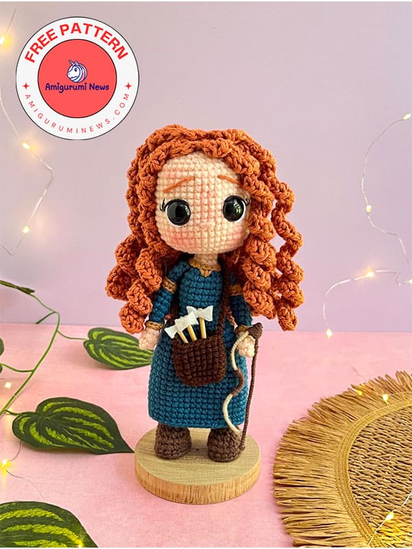 Amigurumi merida crochet doll free pattern (2)