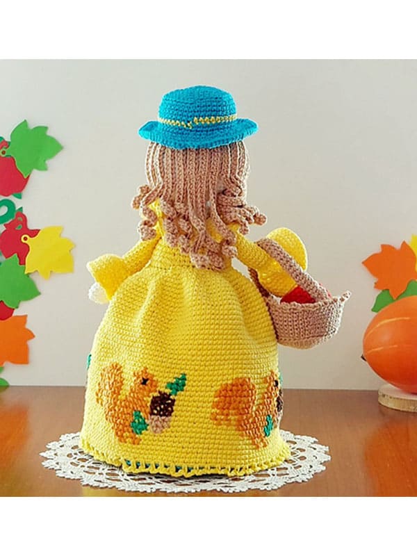 Autumn time crochet doll free amigurumi pattern (4)
