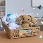 Cinnamoroll and Mocha crochet sanrio characters