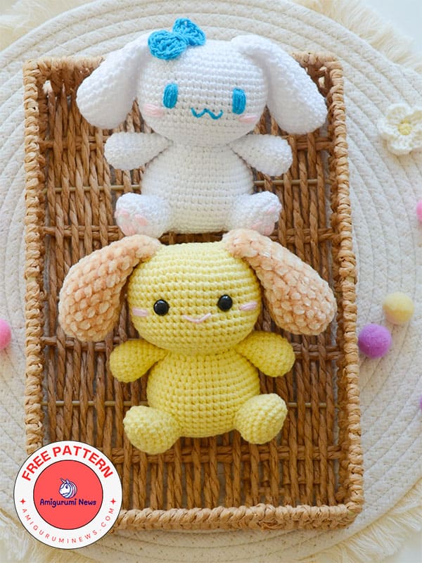 Cinnamoroll and Mocha crochet sanrio characters (2)