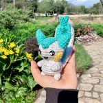 Crochet pokemon pachirisu free amigurumi pattern