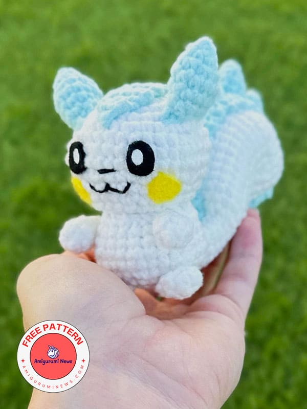 Crochet pokemon pachirisu free amigurumi pattern (3)