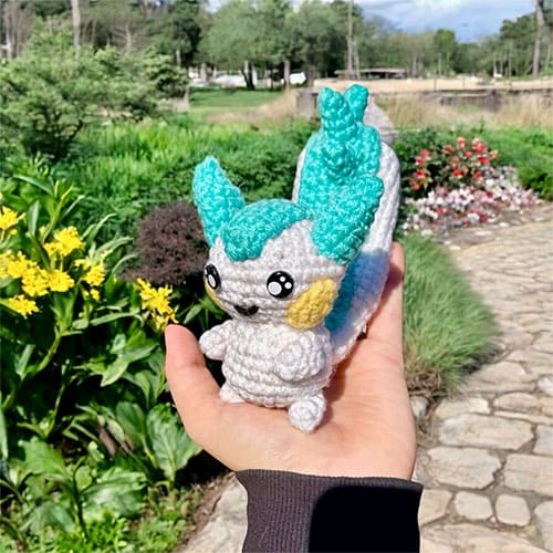 Crochet pokemon pachirisu free amigurumi pattern