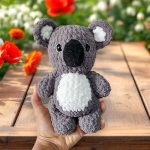 Low sew koko the crochet koala free amigurumi pattern