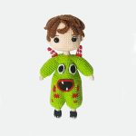 Crochet doll yibo free amigurumi pattern