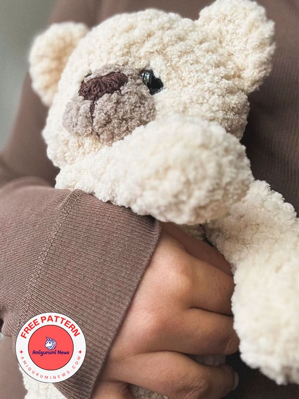 Free Crochet Teddy Bear Pattern – Easy & Cute Amigurumi Tutorial (3)