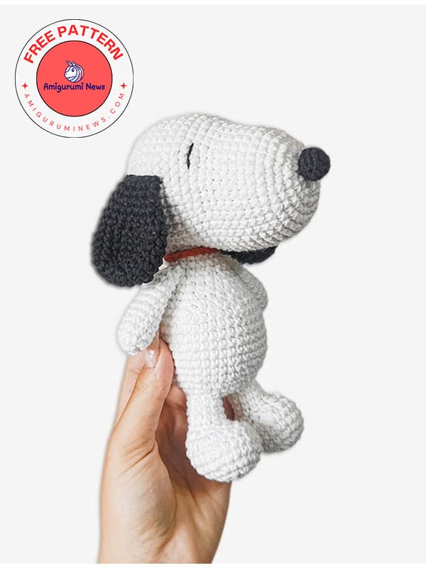 Free Snoopy Amigurumi Pattern-2
