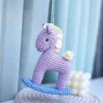 Free crochet rocking horse amigurumi PDF pattern