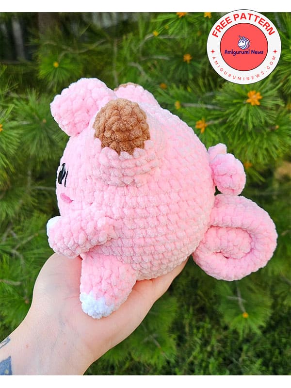 Little buddy amigurumi clefairy crochet pokemon free pattern (3)